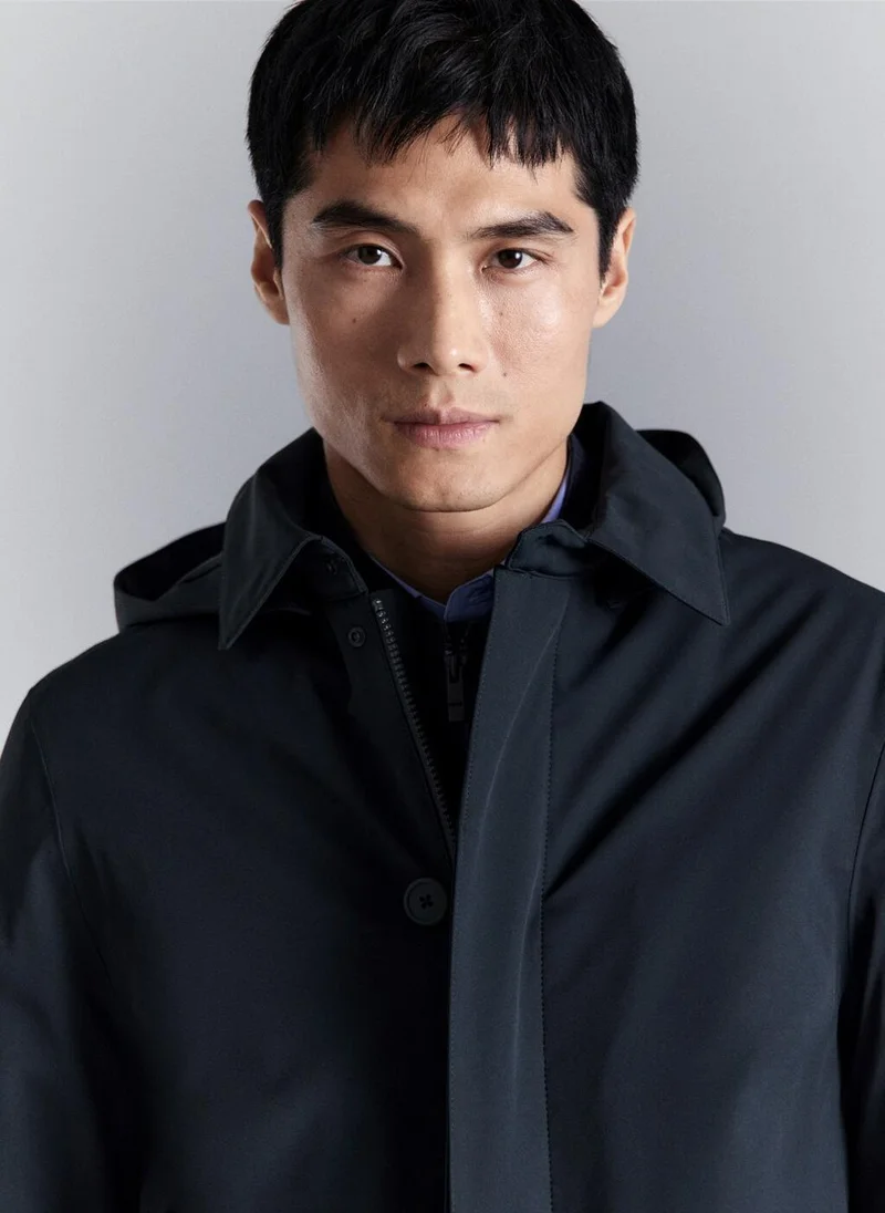 Mango Man  Packable parka with removable hood and Thermore technology for Men | Best Price UAE